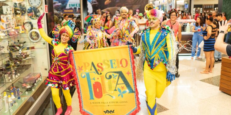 Passeio das Águas Shopping realiza o tradicional ‘Passeio Folia’