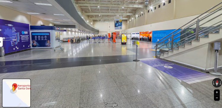 Aeroporto de Goiânia oferece tour virtual com tecnologia do Google