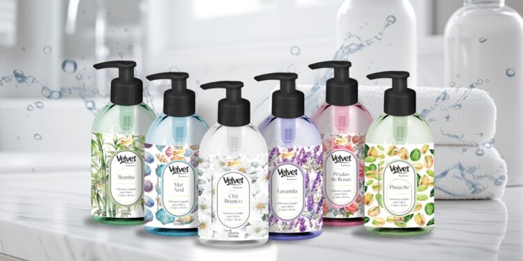 Zupp amplia linha Velvet Home com lançamento de sabonetes líquidos