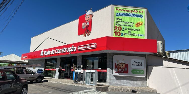 Rede da Construção reinaugura loja em Aparecida de Goiânia