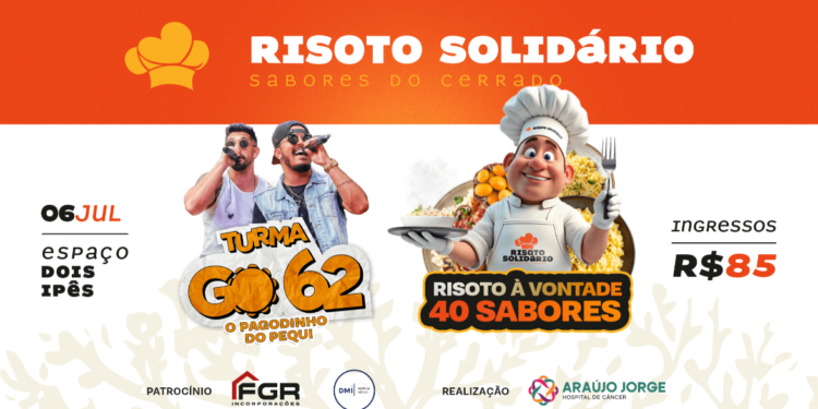 2º Risoto Solidário do Araújo Jorge oferece 40 sabores diferentes