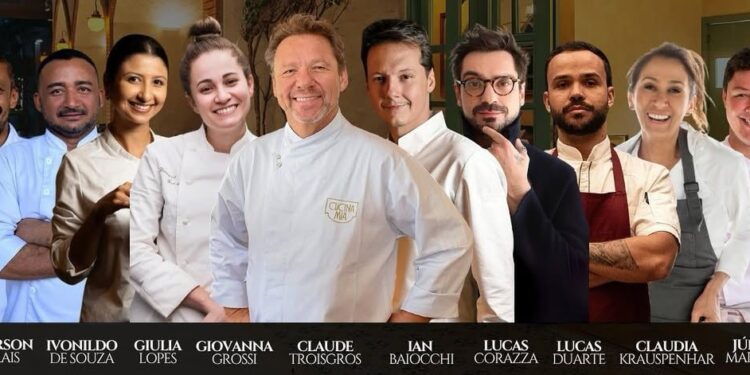 Cucina Mia reúne estrelas da gastronomia em jantar com Claude Troisgros