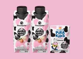 Collab entre Milky Moo e Piracanjuba apresenta linha de bebidas