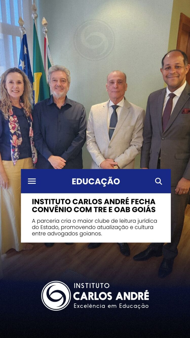 Parceria inédita: Carlos André, TRE e OAB pela leitura