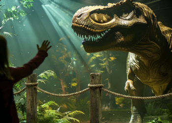 Goiânia recebe megainstalação de dinossauros