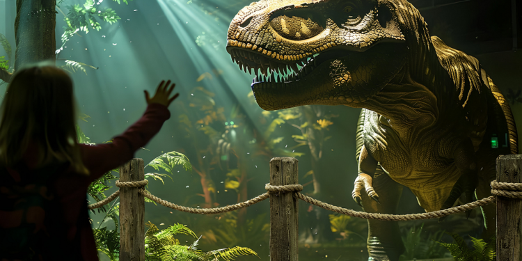 Goiânia recebe megainstalação de dinossauros