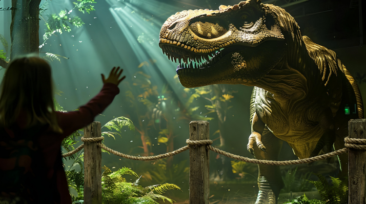 Goiânia recebe megainstalação de dinossauros