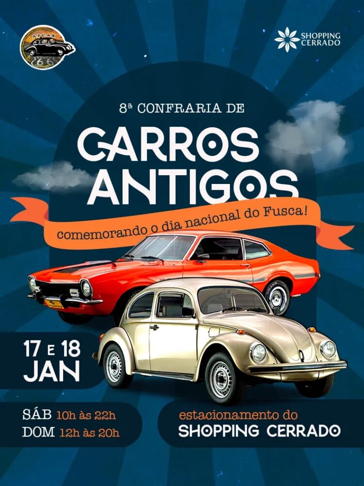 8ª Confraria de Carros Antigos acontece neste fim de semana