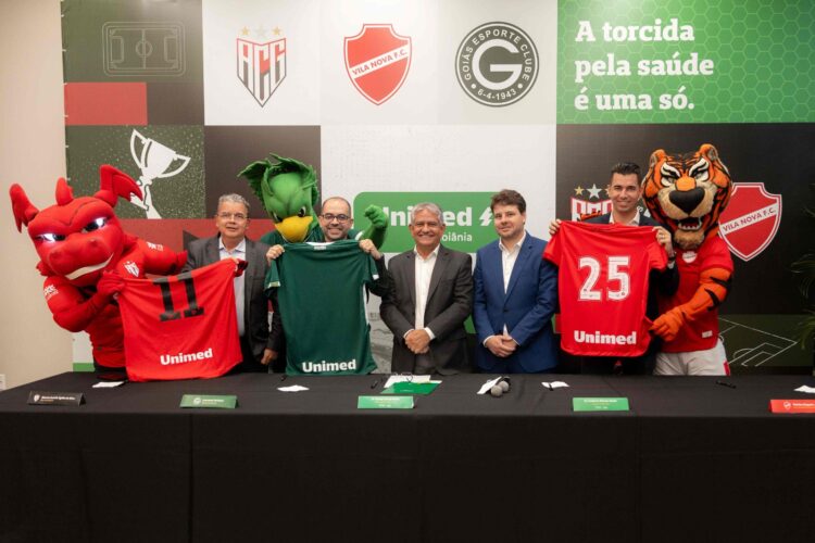 Unimed Goiânia renova parceria com Atlético Goianiense, Goiás e Vila Nova para temporada 2026
