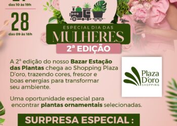 Shopping Plaza D’oro promove bazar com plantas a partir de R$ 3
