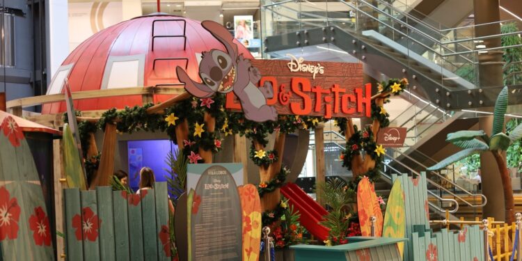 Experiência intergaláctica de Lilo & Stitch chega ao Goiânia Shopping