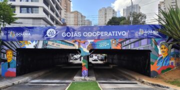 Viaduto Goiás Cooperativo é revitalizado pelo Sistema OCB/GO