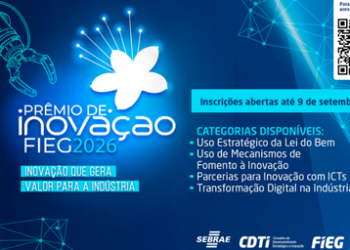 Inscrições abertas para o Prêmio Fieg de Inovação 2026