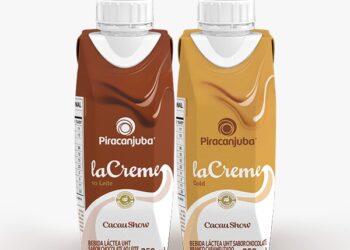 Piracanjuba e Cacau Show lançam linha de bebidas inspirada em laCreme
