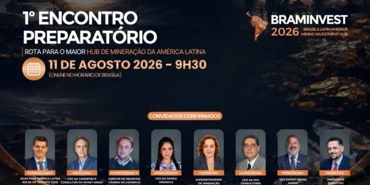 1º Encontro Preparatório para o BRAMINVEST 2026 reúne figuras-chave do setor mineral nesta terça (11)