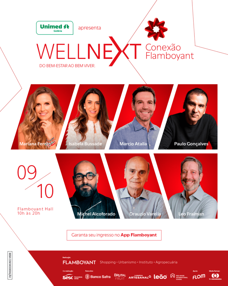 Wellnext Conexão Flamboyant convida Goiânia a viver um dia inteiro dedicado à saúde, ao movimento e ao bem-estar