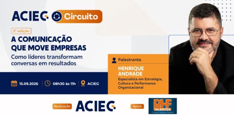 ACIEG promove 3° Circuito com palestra sobre oratória e liderança