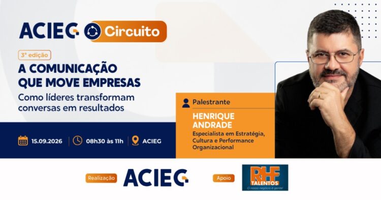 ACIEG promove 3° Circuito com palestra sobre oratória e liderança