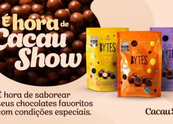 Cacau Show lança promoção progressiva para as linhas Bytes, Mini Show e Montebello