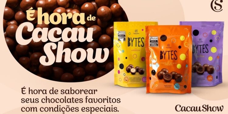 Cacau Show lança promoção progressiva para as linhas Bytes, Mini Show e Montebello