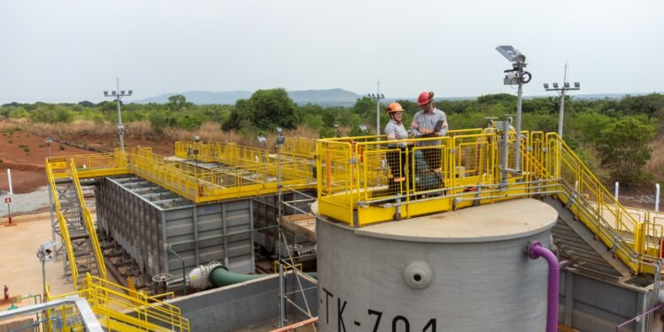 Lundin Mining reutiliza 75% da água empregada no processamento mineral em Goiás