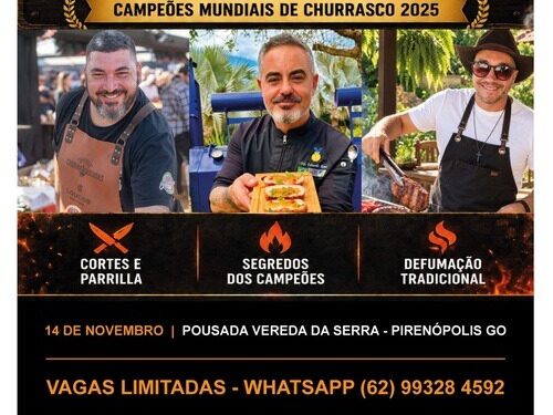 1° Curso de Defumação e Churrasco com os Campeões Mundiais na Serra dos Pireneus